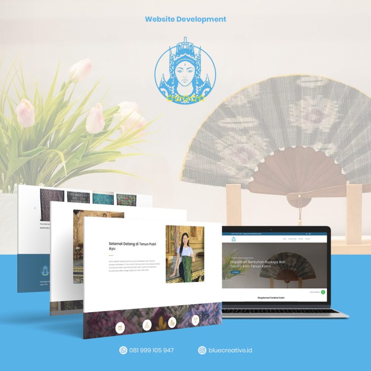 Website Company Profile Tenun Putri Ayu