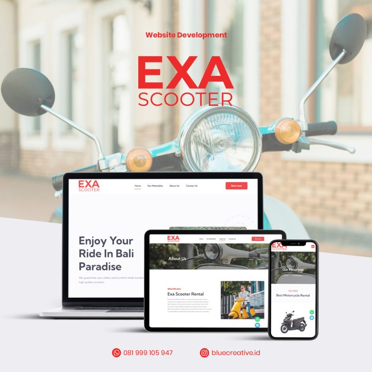 Website Company Profile EXA Scooter