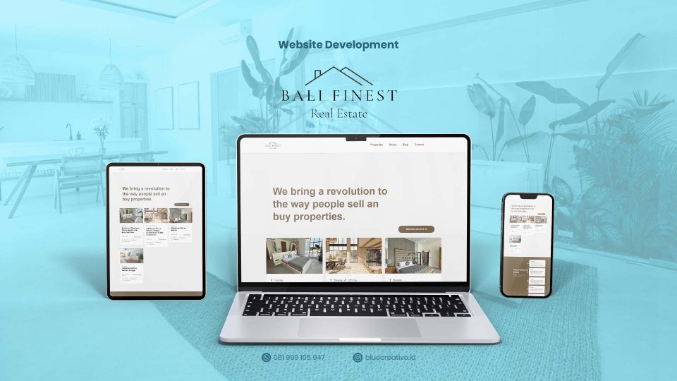 Website Company Profile Bali Finest Real Estate